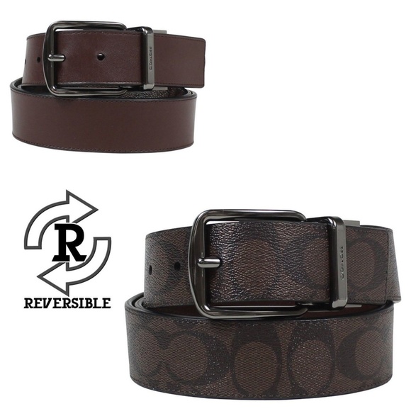 Coach Mens F64839 Cut to Size Reversible Belt - Picture 3 of 4